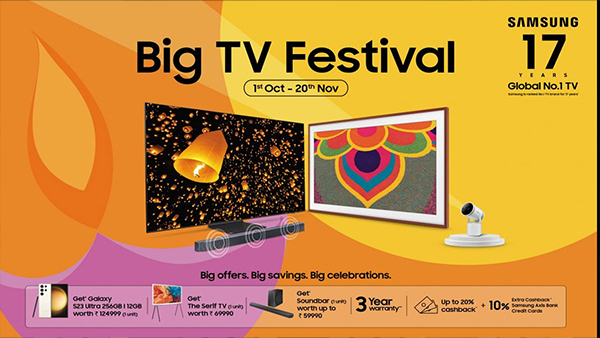 Samsung Unveils Festive Season Deals on TVs: Check Them Out