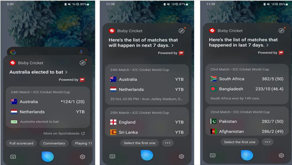 Samsung Rolls Out Bixby Cricket in India Samsung Rolls Out Bixby Cricket in India