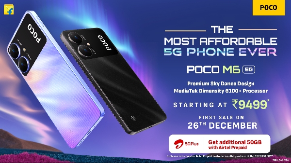 Poco M6 5G Ultra-Affordable Smartphone Launched in India