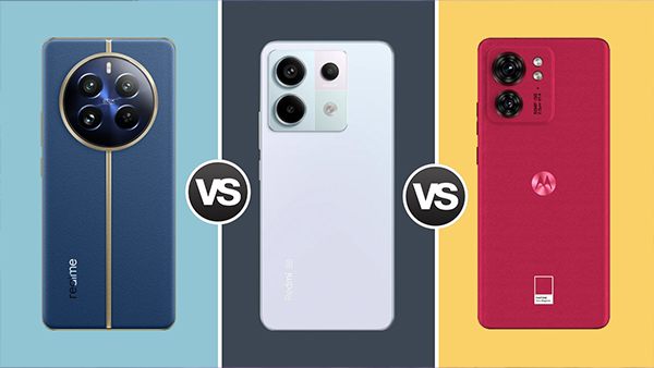 Realme 12 Pro vs Redmi Note 13 Pro vs Motorola Edge 40