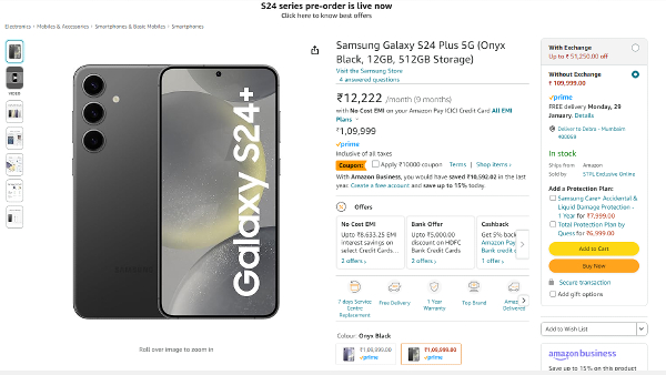 Samsung Galaxy S24 Series Goes on Sale in India Ahead of Schedule