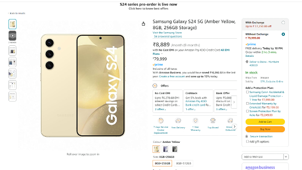 Samsung Galaxy S24 Series Goes on Sale in India Ahead of Schedule