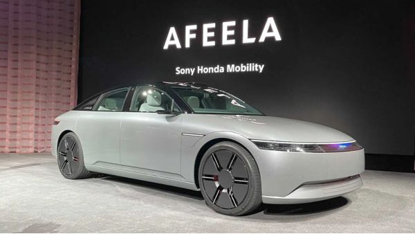 Sony Unveils Updated Afeela Electric Sedan Prototype at CES 2024