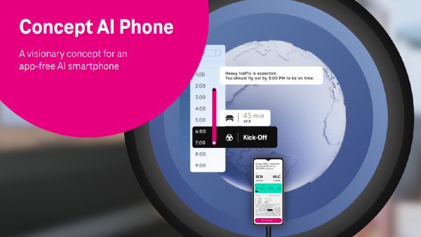 Deutsche Telekom Showcases App-Less AI Smartphone Concept at MWC 2024