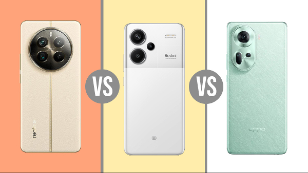 Realme 12 Pro Plus vs Redmi Note 13 Pro Plus vs Oppo Reno 11 Realme 12 Pro Plus vs Redmi Note 13 Pro Plus vs Oppo Reno 11