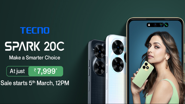 Tecno Spark 20C Budget Smartphone Launched in India