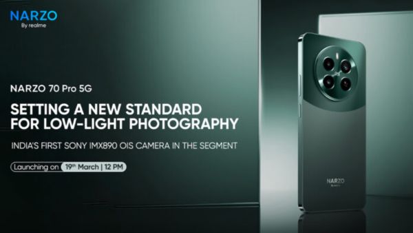 Realme's Narzo 70 Pro Officially Confirmed for Launch on March 19th Realme's Narzo 70 Pro Officially Confirmed for Launch on March 19th