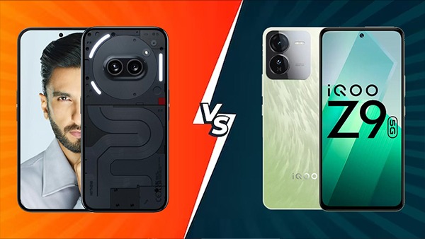 Nothing Phone (2a) vs iQOO Z9 Nothing Phone (2a) vs iQOO Z9