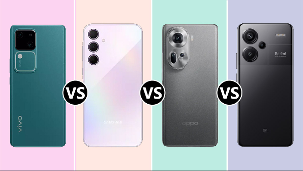 Vivo V30 vs Oppo Reno 11 vs Redmi Note 13 Pro Plus vs Galaxy A35 Vivo V30 vs Oppo Reno 11 vs Redmi Note 13 Pro Plus vs Galaxy A35
