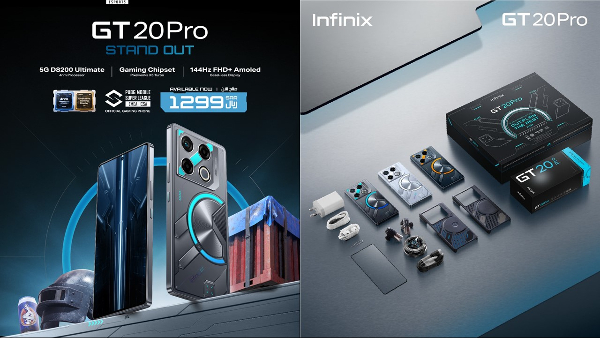 Infinix GT 20 Pro Mid-Range Gaming Smartphone Launched