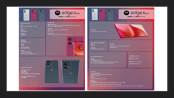 Motorola Edge 50 Fusion Launched Globally: Check Price, Specifications