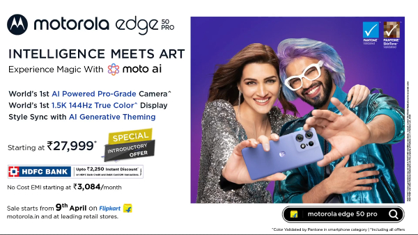 Motorola Edge 50 Pro Goes on Sale in India Today via Flipkart