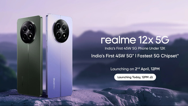 Realme 12x 5G Launching in India at 12 noon Today