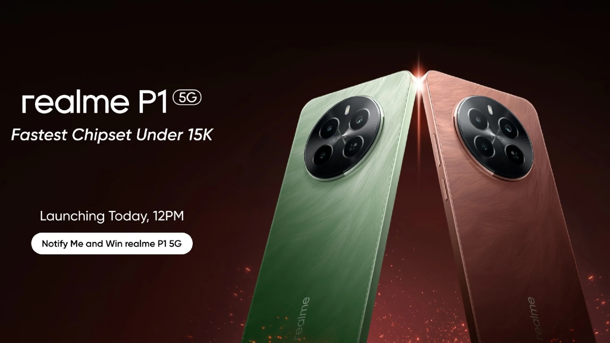 Realme P1 Series Launching in India at 12 noon Today: What to Expect? How to Watch the Livestream?