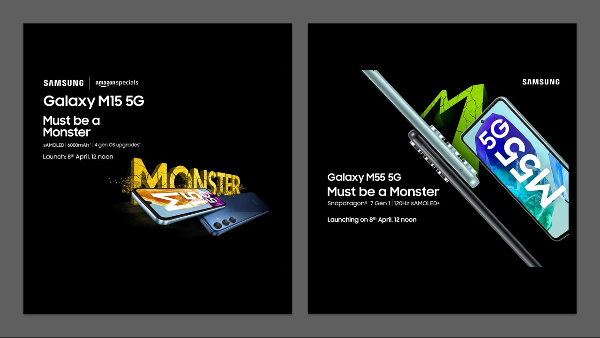 Samsung Galaxy M15 5G, Galaxy M55 5G Launching in India on April 8