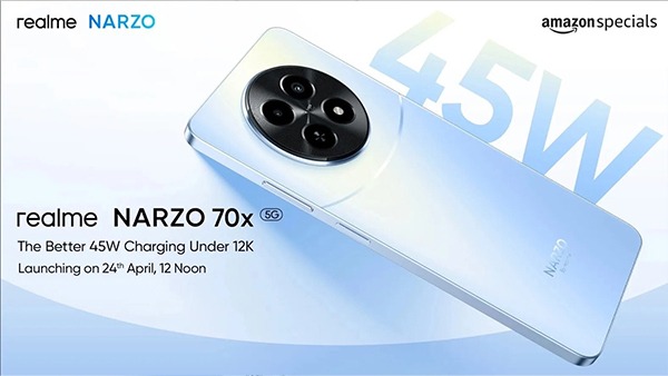 Realme Narzo 70 and Narzo 70x Set To Launch Together on April 24