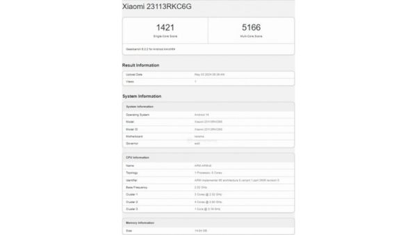 POCO F6 Pro Appears on Geekbench - Launch Imminent
