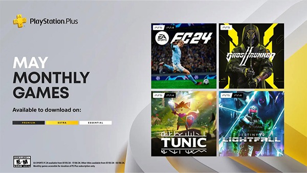 PlayStation Plus Game Catalog for May 2024 Announced