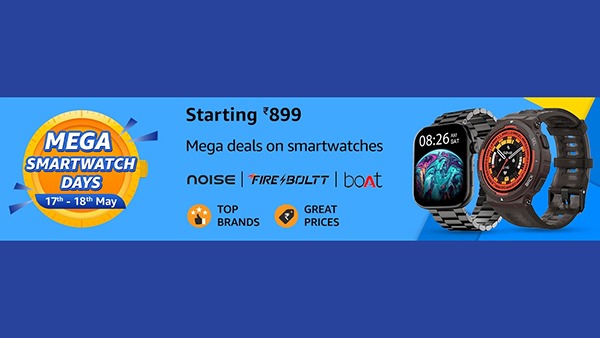 Amazon Mega Smartwatch Days Sale Is Live: Grab Deals Starting at ₹899