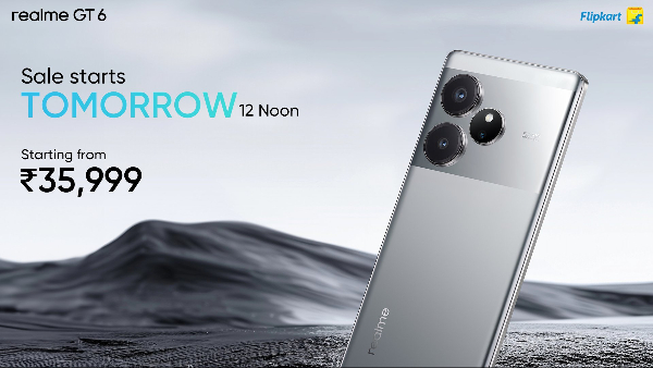 Realme GT 6 Goes on Sale in India Today via Flipkart