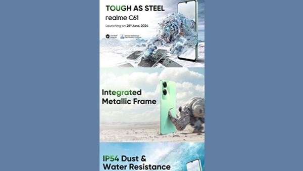 Realme C61 Set to Launch on June 28 in India