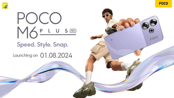 Poco M6 Plus 5G Launching on August 1st: Check Expected Price, Specs Poco M6 Plus 5G Launching on August 1st: Check Expected Price, Specs