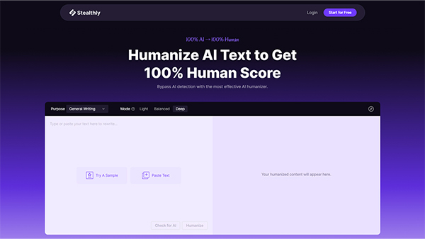 Stealthly Review: The No. 1 Free AI Humanizer (With Proof)