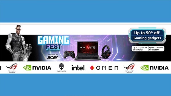 Amazon’s Gaming Fest Is Live: Save Up to 70% on Laptops & Accessories