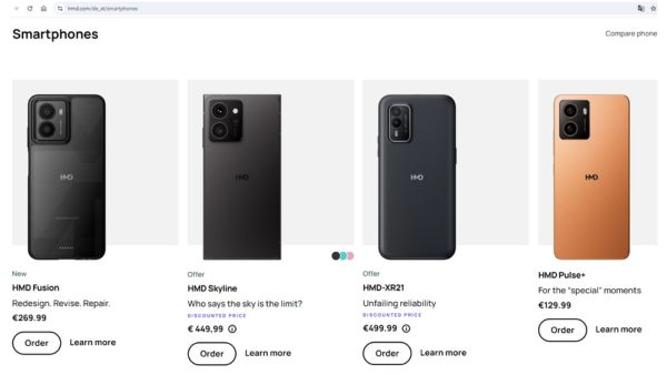 HMD Phasing Out Nokia Branding for Smartphones in Europe