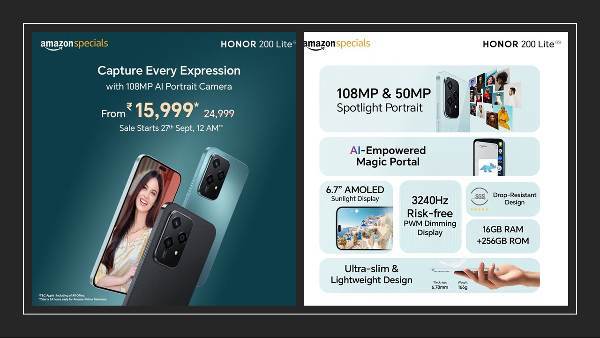 Honor 200 Lite Launched in India: Check Price, Specs, Offers