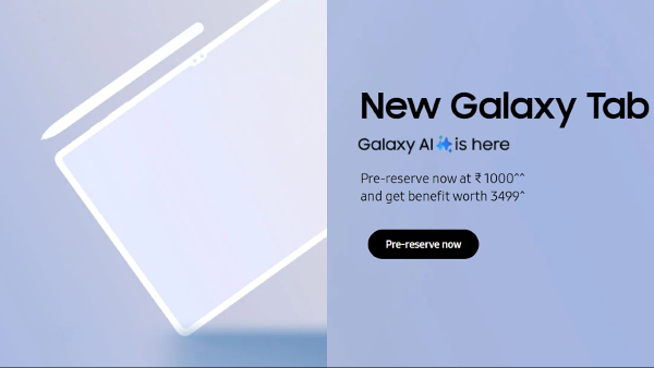 Samsung Galaxy Tab S10 Series Pre-Reservations Go Live in India