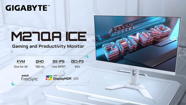 GIGABYTE M27QA ICE Gaming Monitor Launched In India GIGABYTE M27QA ICE Gaming Monitor Launched In India