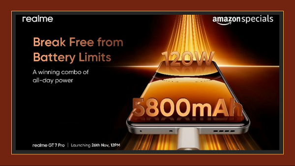 Realme GT 7 Pro Confirmed to Feature Smaller Battery in India