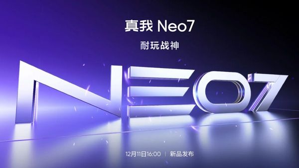 Realme Neo 7 Launch Date Confirmed for December 11