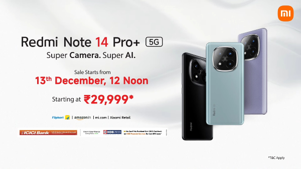 Redmi Note 14, Note 14 Pro, Note 14 Pro+ Launched in India
