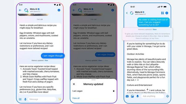 Meta AI Can Now Personalize Chats by Remembering What You Share