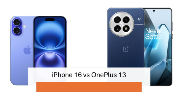 OnePlus 13 vs iPhone 16: Which is the Better Flagship? OnePlus 13 vs iPhone 16: Which is the Better Flagship?