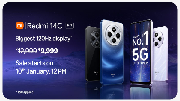 Redmi 14C 5G Goes on Sale in India Today: Check Price, Specifications