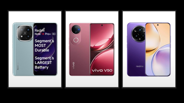 Vivo V50 vs Redmi Note 14 Pro Plus vs Realme 14 Pro Plus Comparison 