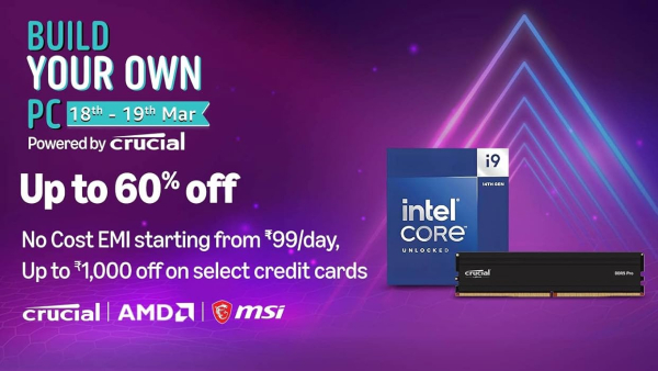 Amazon Announces Build Your Own PC Sale from March 18 to 19
