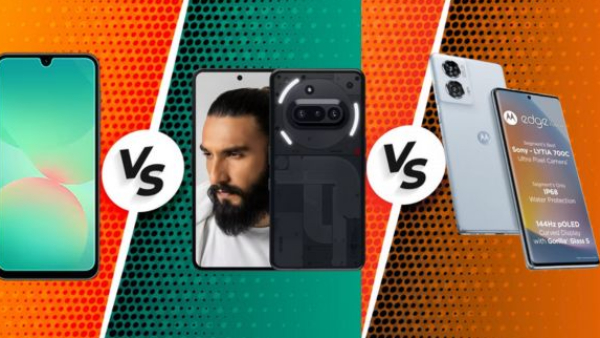 Samsung Galaxy A26 vs Nothing Phone (3a) vs Motorola Edge 50 Fusion