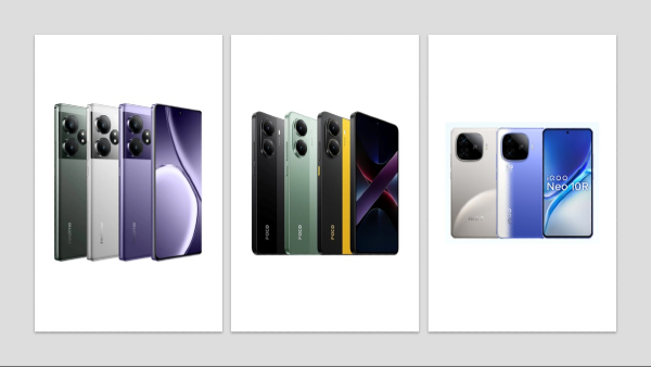 iQOO Neo 10R vs POCO X7 Pro vs Realme GT 6T: Which is the Best?