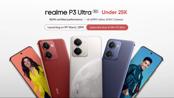 Realme P3, P3 Ultra 5G Launching in India Today: What to Expect