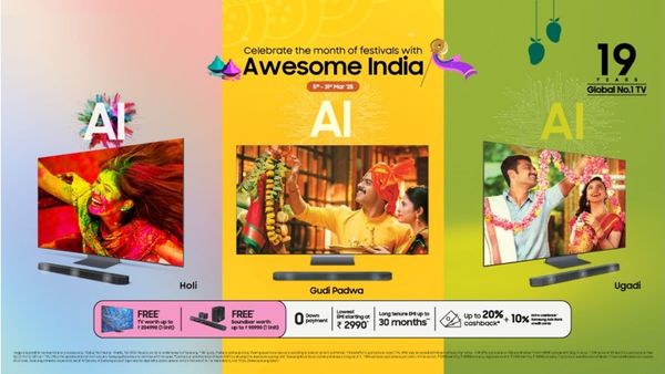 Samsung Announces Festive Offers on AI-Powered Big-Screen TVs in India