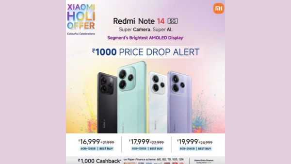 Xiaomi’s Holi Offer Brings a Limited-Time Discount on Redmi Note 14 5G