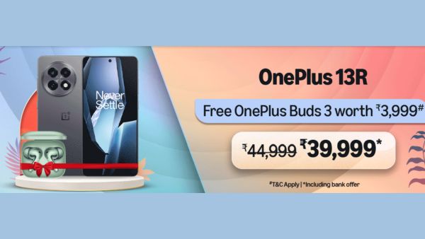 Amazon Sale 2025: OnePlus 13R Available for Rs 39,999 With Free Buds 3
