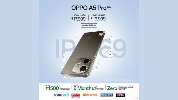 OPPO A5 Pro 5G Launched in India with IP69 Rating: Check Price, Specs