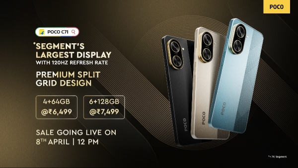 POCO C71 Entry-Level Smartphone Launched in India: Price and Specs