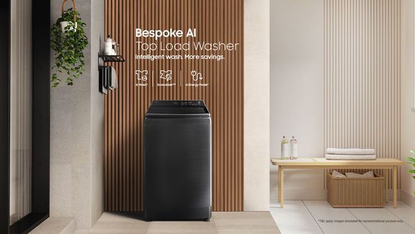 Samsung Introduces AI-Powered Top Load Washing Machines in India