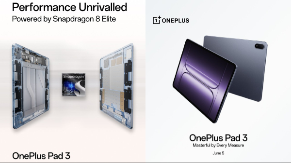 OnePlus Pad 3 with Snapdragon 8 Elite SoC, 144Hz Display